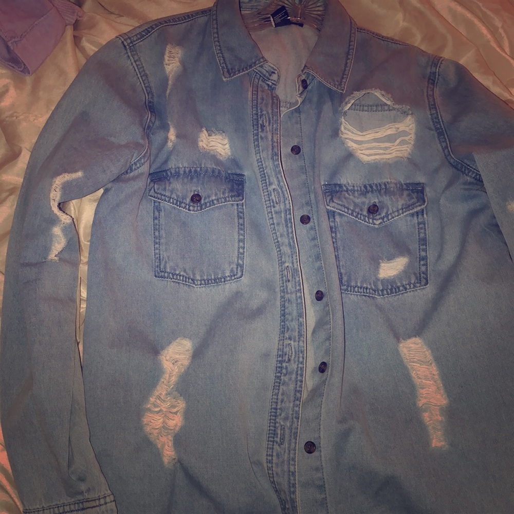 New with tag Jean shirt